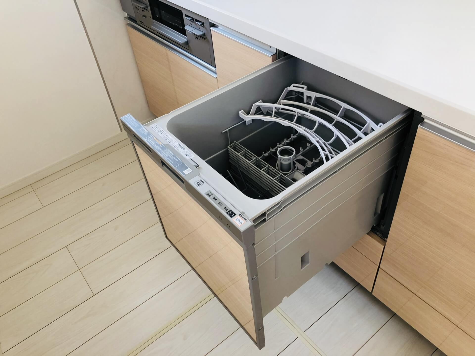 食器洗い乾燥機 三菱電機製（三菱電機）EW-45R2B ブラック 幅45cm 浅型 ドアパネル型 【パネル別売】 食器洗い乾燥機